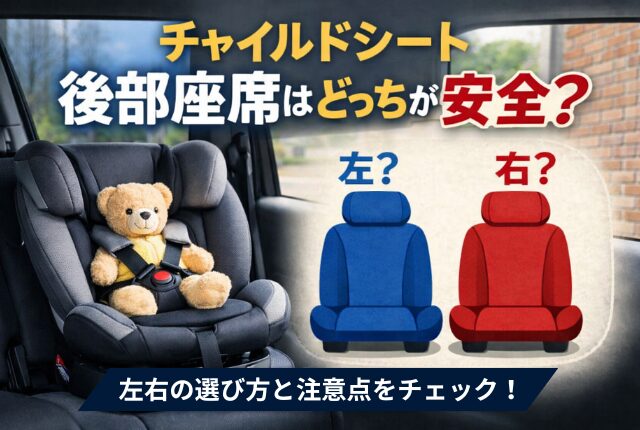 チャイルドシート 後部 座席 どっち 側